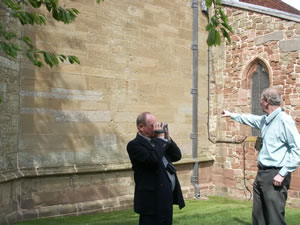 Tony Spicer and Howard Dalton, Powick Church, Worcester
