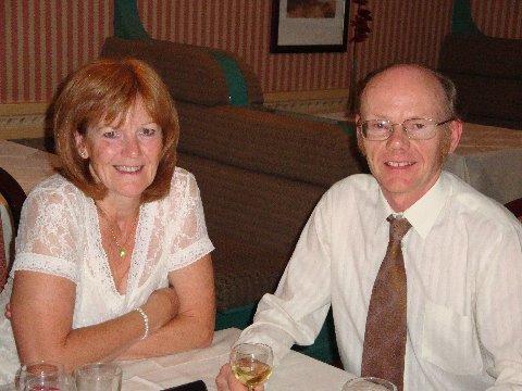 md_sateve_pic25.jpg - Jenny Dalton and John Dalton at the AGM Dinner, 22 August 2009 (MD)