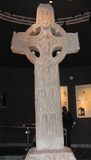 CrossInside.jpg - One of the High Crosses preserved inside the Visitors Centre (CN)
