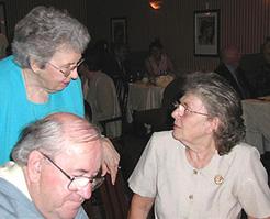 07_10_octpic4.jpg - 2004 Annual Gathering - Millicent Craig, Derek and Madge Dalton*Croston Cousins (October 2004 Issue)