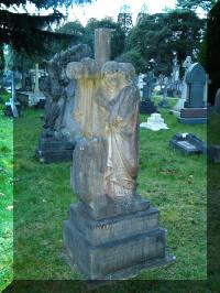 10_03_marpic1.jpg - The Headstone of William Henry and Lilla Dalton at Wimbourne Road Cemetery, Bournemouth, Hampshire (March 2007 Issue)