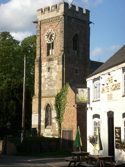 10_08_photo1.jpg - Seagrave Parish Church and the White Horse Inn sit side by side (August 2007 Issue)