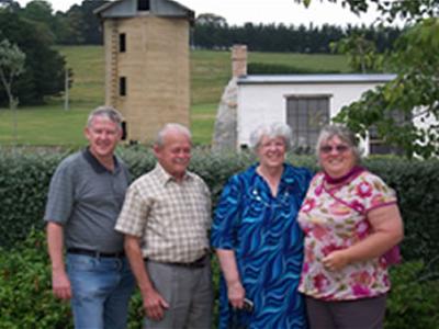 12_02_jeffcolinjanicegerry.jpg - Jeff, Colin and Janice Burrows and Gerry Dalton (February 2009 Issue)