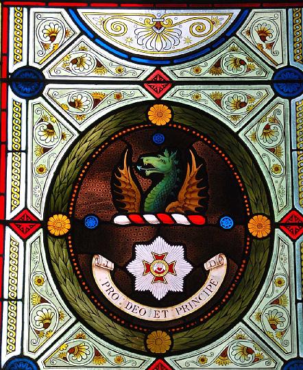 Duntryleague_WindowTop.jpg - Top windowpane at Duntryleague (DP)